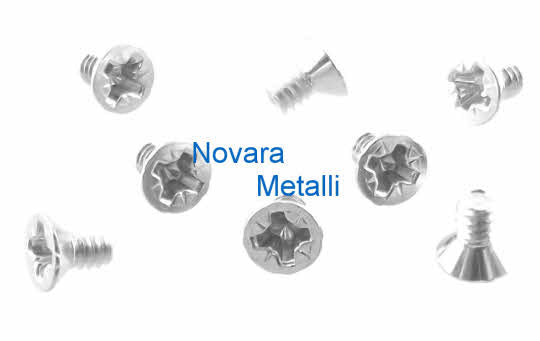 Viti Testa Piana Svasata a Croce in Pollici UNC - Inox A2