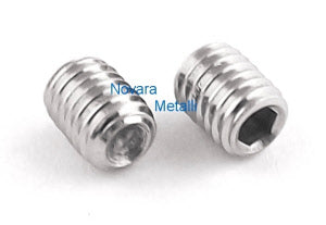 Grani Punta a Coppa in Pollici UNC - Inox A2 - Misura 1/4"