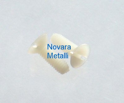 Viti Testa Svasata in Nylon - M6
