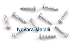 Viti Autofilettanti per Plastica Testa Cilindrica Zincate Impronta PH - da 1,4mm a 3mm