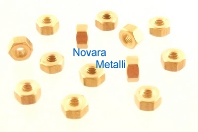 Dadi Esagonali Alti in Ottone