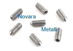 Grani Esagono Incassato Punta Conica - Inox A2