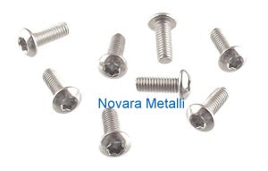 Viti Torx testa Bombata Inox A2