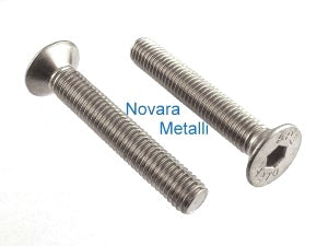 Viti Brugola Testa Svasata Inox A2