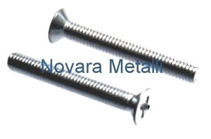 Viti Testa Piana Svasata a Croce - Inox A2