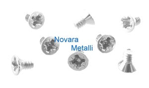 Viti Testa Piana Svasata a Croce Zincate in Pollici UNC