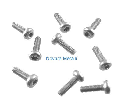 Microviti TORX Inox Testa Bombata