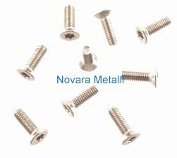 Microviti TORX Inox Testa Piana Svasata