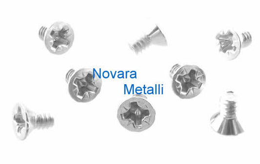 Viti Testa Piana Svasata a Croce in Pollici UNC - Inox A2