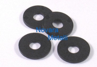 Rondelle Fascia Larga Nere in Nylon