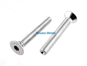 Viti Brugola Testa Piana Svasata Zincate M10