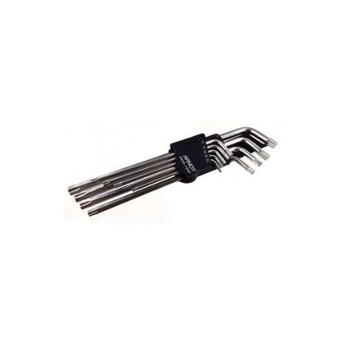 Set 9 Chiavi Piegate Lunghe TORX