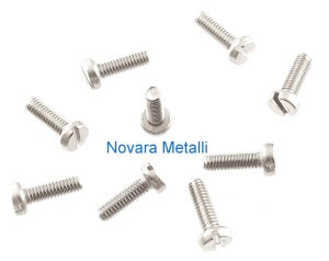 Microviti Nichelate Testa Cilindrica a Taglio